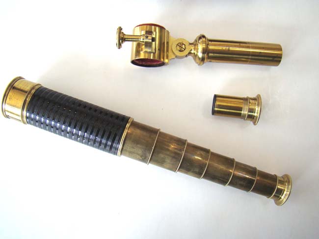 A fine Cased Pocket Six-Draw Telescope by Robert Gogerty, London, 1849-1855 — image 2